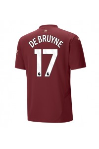 Manchester City Kevin De Bruyne #17 Voetbaltruitje 3e tenue 2024-25 Korte Mouw